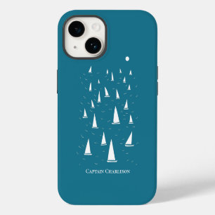 Personalised Sailing Boat Nautical iPhone 14 Case