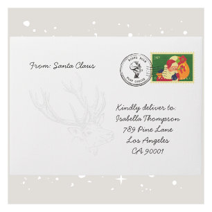 Personalised Santa Claus Envelope