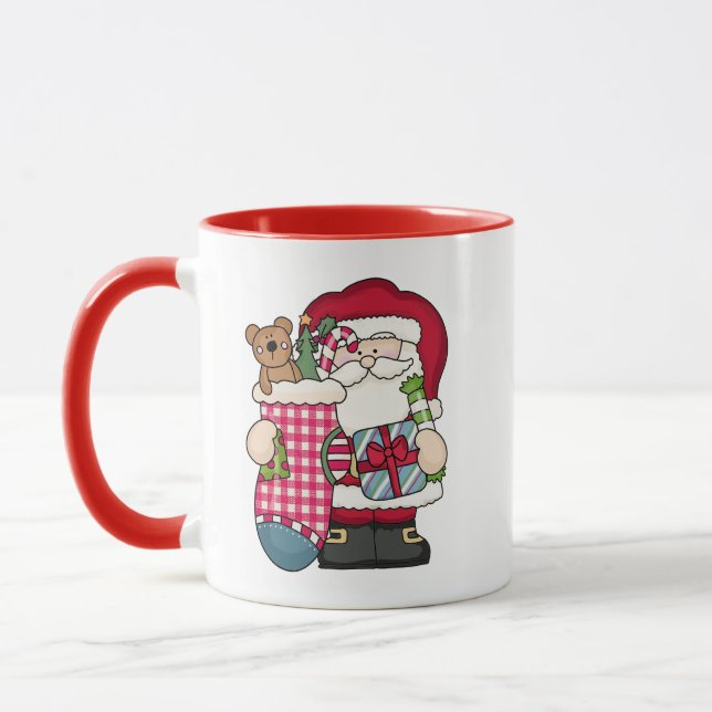 Personalised Santa Claus Mug (Left)