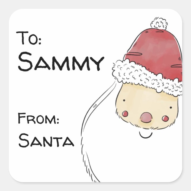 Personalised Santa Gift Tags (Front)