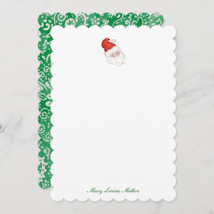 Personalised Santa Notes Invitation