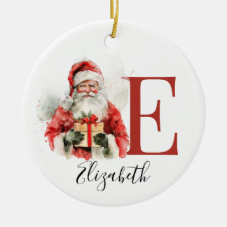 Personalised Santa Ornament – Custom Name Christma