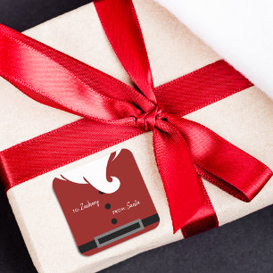 Personalised Santa Square Sticker