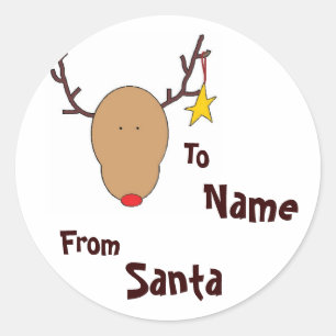 Personalised Santa Sticker