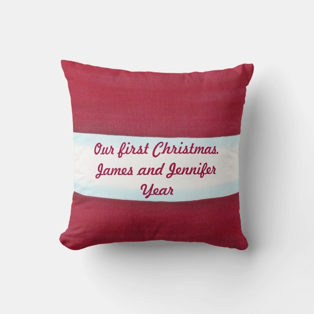 Personalised Santa Waist Christmas Pillow (Front)