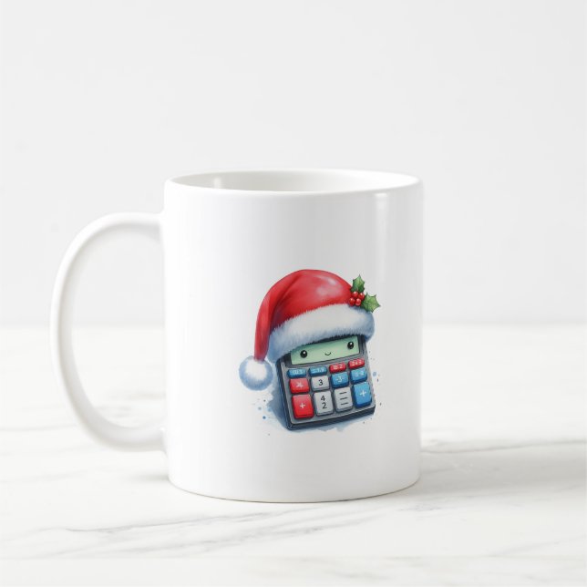 Personalised Santa's Favourite Accountant Coffee Mug (Left)