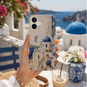 Personalised Santorini Greece  iPhone 16 Case