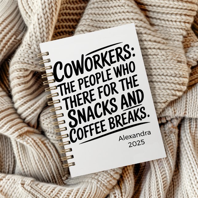 Personalised Sassy Workplace Humour Notebook (Creator Uploaded)