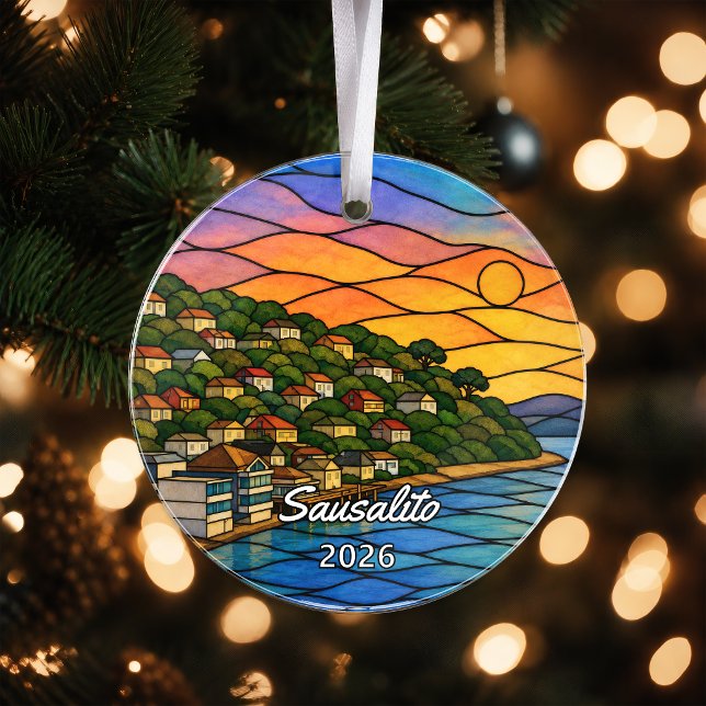 Personalised Sausalito Acrylic Ornament, Custom Ca Ornament (Creator Uploaded)