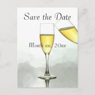 Personalised Save the Date Announcement Postcard