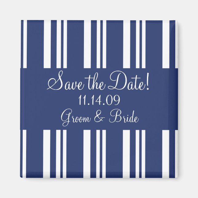 Personalised Save the Date Magnet (Front)