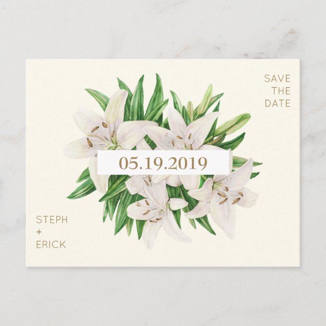 Personalised - Save the Date Postcard (Front)