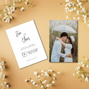 Personalised Save The Date Wedding Invitations