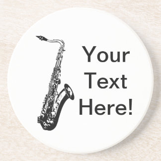 Personalised Saxophone Coaster