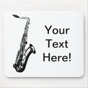 Personalised Saxophone Mouse Pad