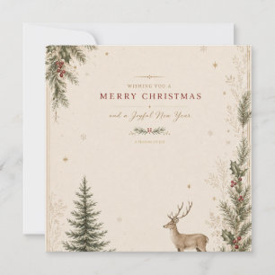 Personalised Scandinavian Christmas holiday Invitation