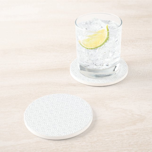 Personalised Scandinavian Gift Wrap Coaster (Side)