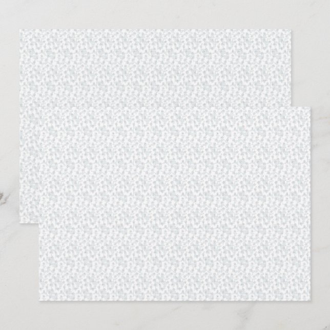 Personalised Scandinavian Gift Wrap Holiday Card (Front/Back)