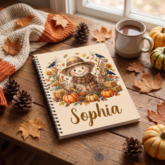 Personalised scarecrow  notebook