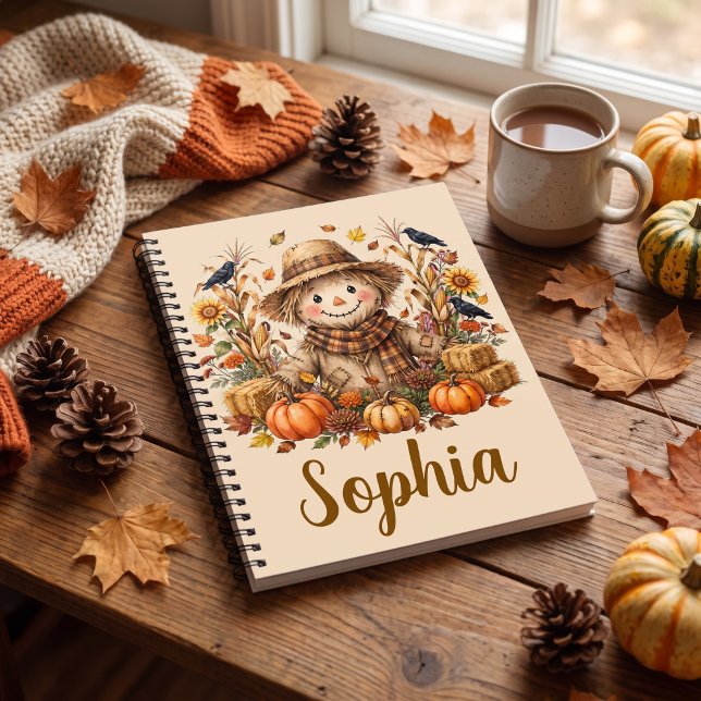 Personalised scarecrow  notebook (Creator Uploaded)