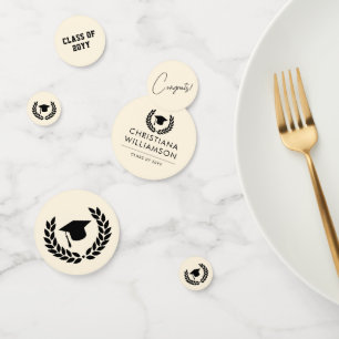 Personalised School and College Graduation Elegant Confetti