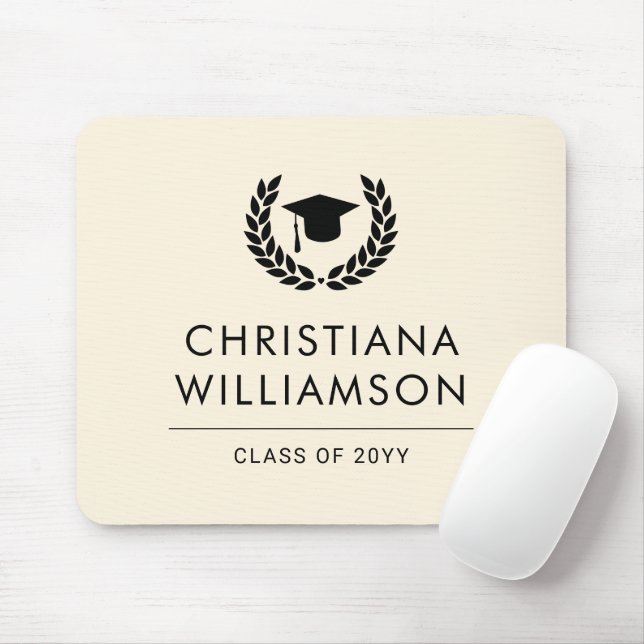 Personalised School and College Graduation Elegant Mouse Pad (With Mouse)