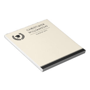 Personalised School and College Graduation Elegant Notepad