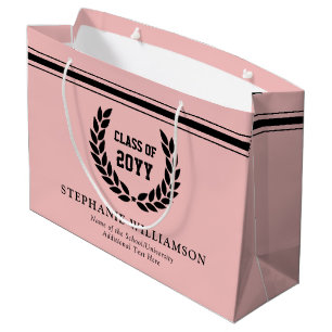 Personalised School and University Graduation Large Gift Bag