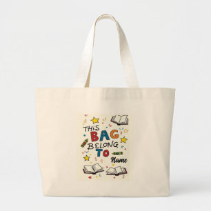 Personalised School Bag Label Design