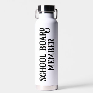 Personalised School Board Member Water Bottle