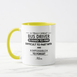 Personalised School Bus Driver Coffee Mug