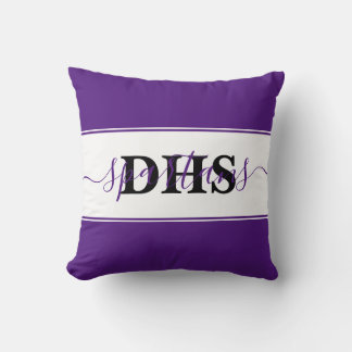 Personalised school colorblock  cushion