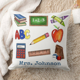Personalised School Education Teacher Appreciation Cushion
