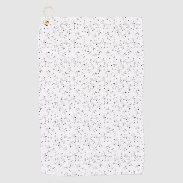 Personalised School Essentials Golf Towel (Front)