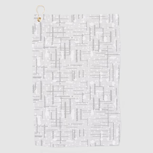 Personalised School Essentials Golf Towel (Front)