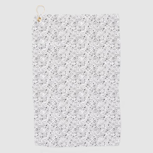 Personalised School Essentials Golf Towel (Front)