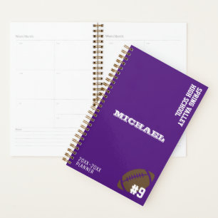 Personalised School Football Planner