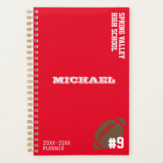 Personalised School Football Planner