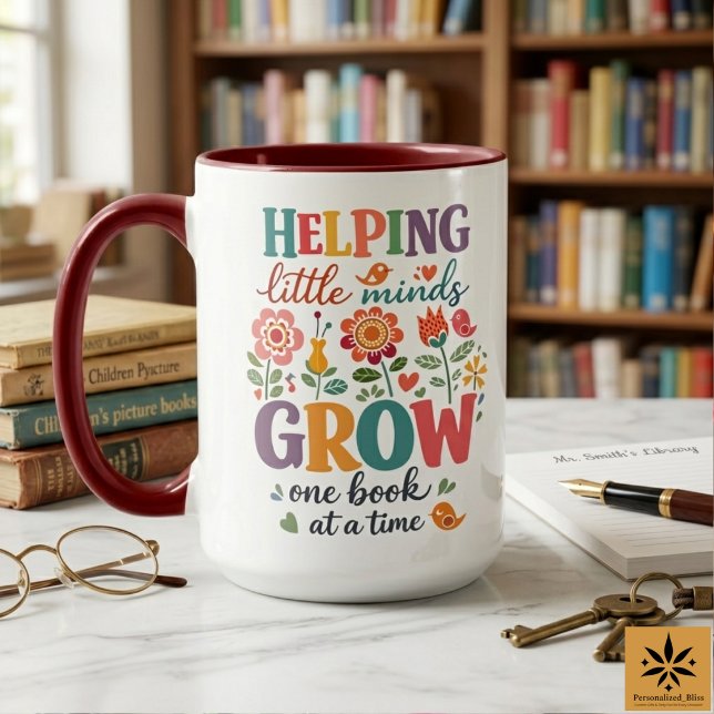Personalised School Librarian | Happy School  Mug (Personalized School Librarian | Happy School Mug
)