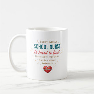 Personalised School Nurse Appreciation Quote Coffee Mug