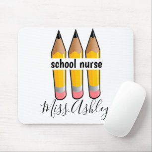 Personalised School Nurse Design Mouse Pad