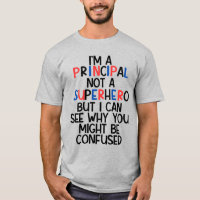 Personalised School Principal Funny Superhero
