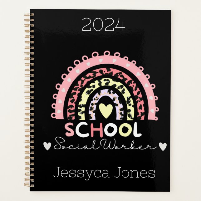 Personalised School Social Worker Planner (Front)