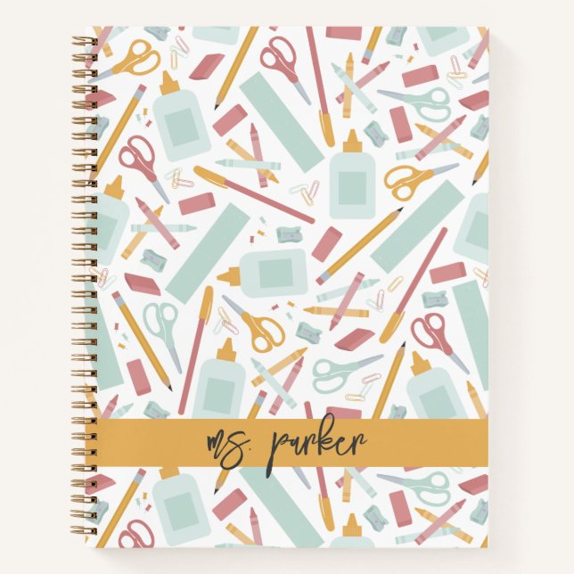 Personalised School Tools Notebook (Front)