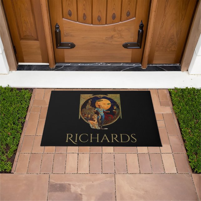 Personalised Sci-Fi Hero Doormat (Outdoor)