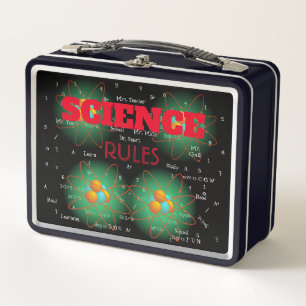 Personalised Science Rules Lunchbox