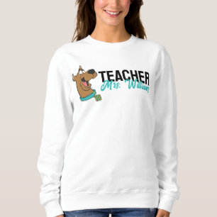 Personalised Scooby-Doo Happy Face Teacher Sweatshirt