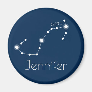 Personalised Scorpio Zodiac Constellation Magnet