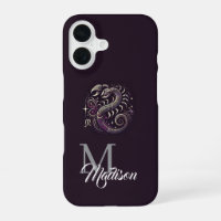 Personalised Scorpio Zodiac iPhone Case