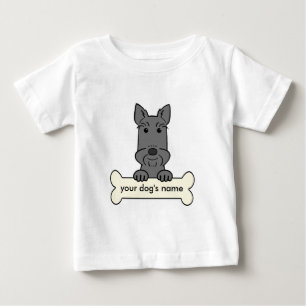 Personalised Scottish Terrier Baby T-Shirt